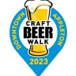 Logo for Downtown Appleton Craft Beer Walk 2023.